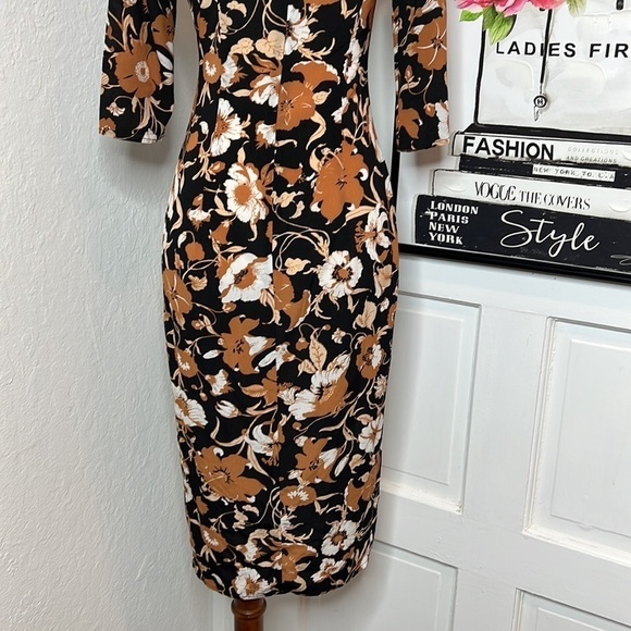 For Love & Lemons Floret Print Midi Dress Size XS - Picture 7 of 9